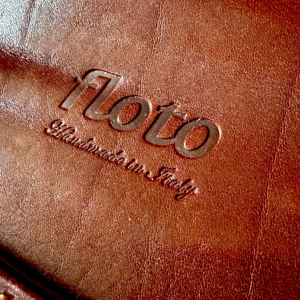 Rare FLOTO vintage italian leather briefcase for sale mint condition.loved